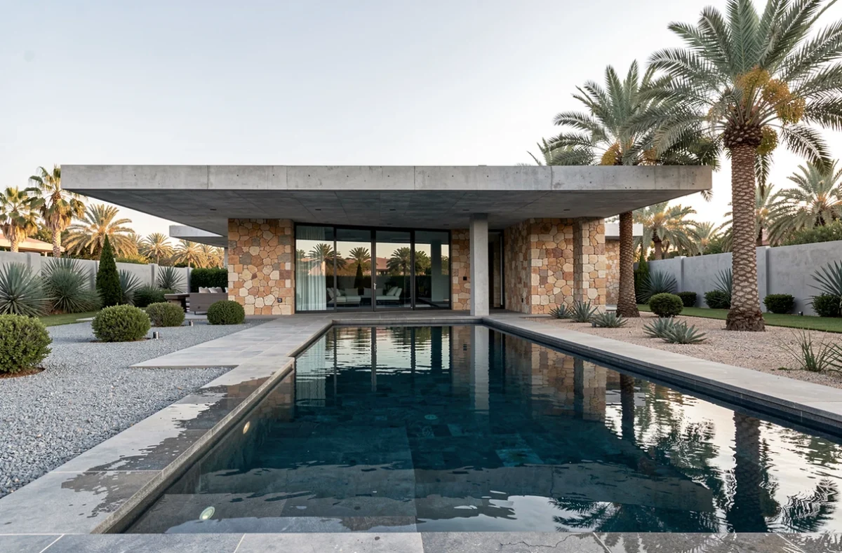 Villa contemporaine de luxe avec piscine à vendre dans la Palmeraie de Marrakech, potentiel de plus-value immobilière